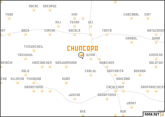 map of Chun Copo