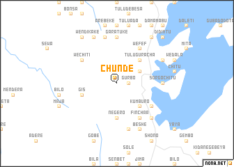 map of Chʼundē