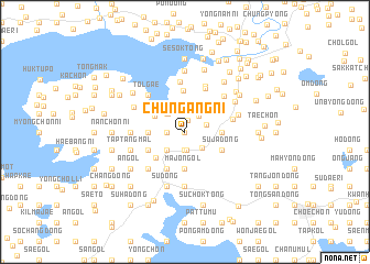 map of Chungang-ni