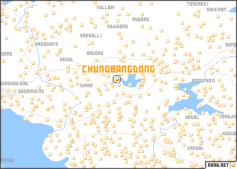 map of Chungbang-dong