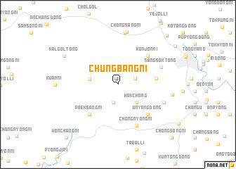 map of Chungbang-ni
