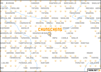 map of Chung-ch\