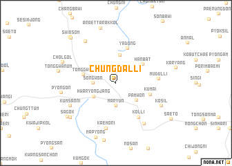 map of Chungdal-li