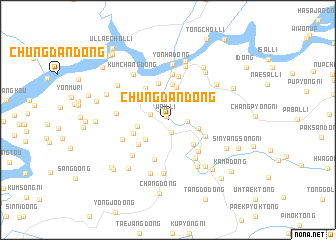 map of Chungdan-dong