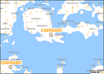 map of Chŭngdo-ri