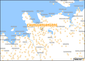 map of Chunggandam-dong