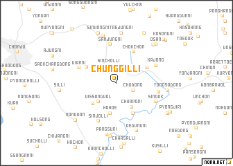 map of Chunggil-li
