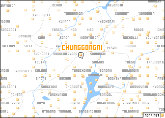 map of Chŭnggong-ni