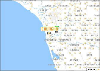 map of Chung-ho