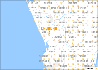 map of Chung-ho