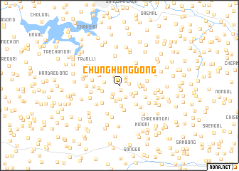 map of Chunghŭng-dong