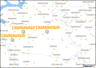 map of Chunghŭng-ni