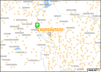 map of Chunghŭng-ni