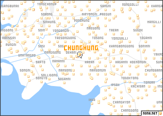 map of Chunghŭng