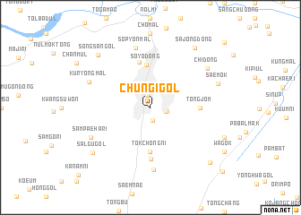 map of Chungi-gol