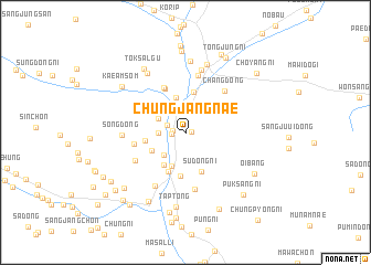 map of Chungjangnae