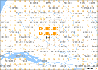 map of Chung-liao