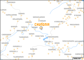 map of Chungnim