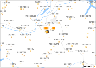 map of Chŭng-ni