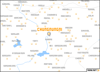 map of Chungnŭng-ni