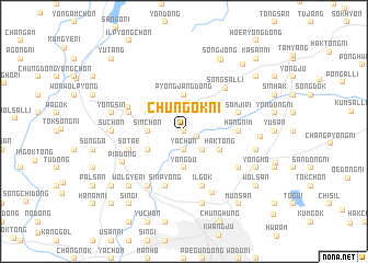 map of Chungok-ni