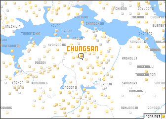map of Chŭngsan