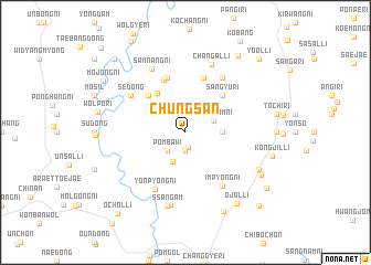 map of Chungsan