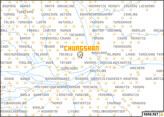 map of Chung-shan