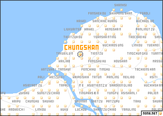 map of Chung-shan