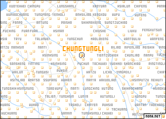 map of Chung-tung-li