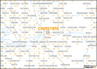 map of Chung-yang