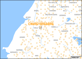 map of Chungyŏng-dong