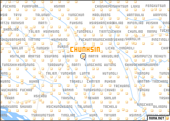 map of Chün-hsin