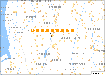 map of Chuni Muhammad Hasan