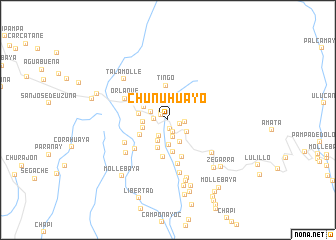 map of Chuñuhuayo