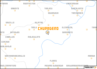 map of Chupadero