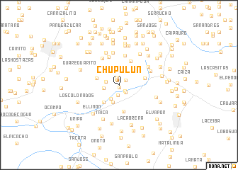 map of Chupulún