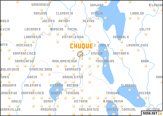 map of Chuque