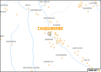 map of Chuquibamba