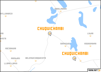 map of Chuquichambi