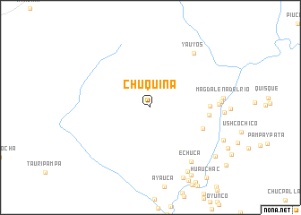 map of Chuquina