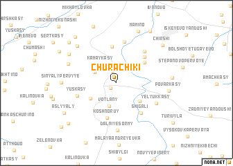 map of Churachiki