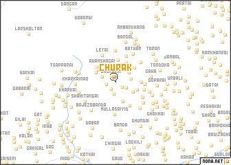 map of Chūrak