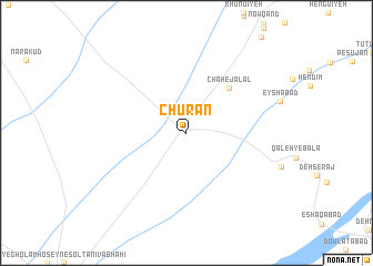 map of Chūrān