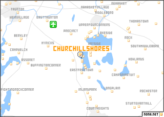 map of Churchill Shores
