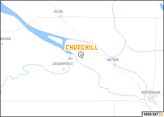 map of Churchill