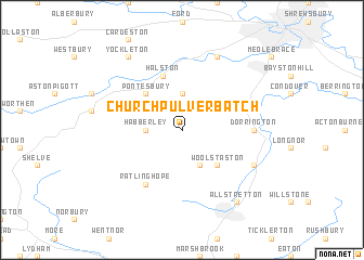 map of Church Pulverbatch