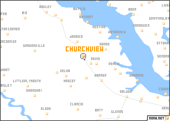 map of Church View