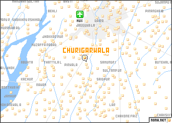 map of Chūrīgarwāla