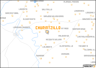 map of Churintzillo